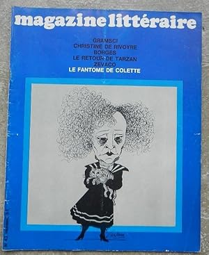 Magazine littéraire, N° 42. Gramsci. Christine de Rivoyre. Borges. Le retour de Tarzan. Zevaco. L...