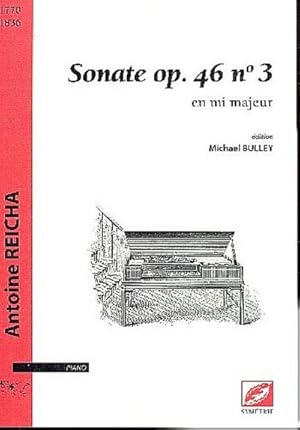Bild des Verkufers fr Sonate en mi majeur op.46,3pour piano zum Verkauf von AHA-BUCH GmbH