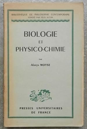 Biologie et physico-chimie.
