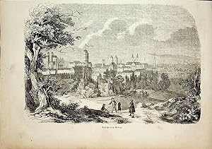 EGER (Erlau) Ungarn Ansicht ca. 1850