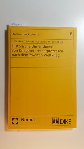 Seller image for Historische Dimensionen von Kriegsverbrecherprozessen nach dem Zweiten Weltkrieg for sale by Gebrauchtbcherlogistik  H.J. Lauterbach