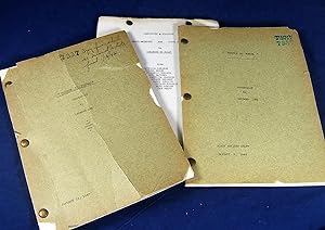 DRESSED TO KILL (Unique Manuscript Screenplay Archive for the 1946 Universal Studios SHERLOCK HOL...