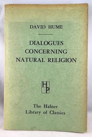 Imagen del vendedor de Dialogues Concerning Natural Religion: The Hafner Library of Classics Number Five a la venta por Great Expectations Rare Books