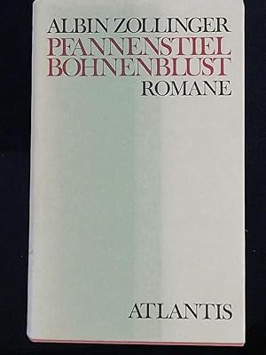 Bild des Verkufers fr Pfannenstiel, Bohnenblust. Romane, zum Verkauf von Antiquariat Kastanienhof