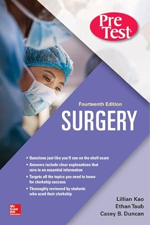 Image du vendeur pour Surgery : Pretest Self-assessment and Review mis en vente par GreatBookPrices