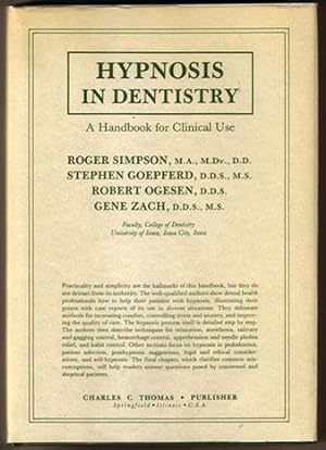 Hypnosis in Dentistry: A Handbook for Clinical Use