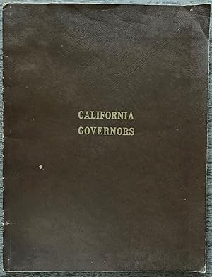 Seller image for California Governors. for sale by G.F. Wilkinson Books, member IOBA