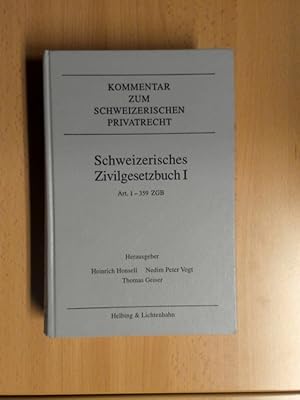 Seller image for Schweizerisches Zivilgesetzbuch I. Art. 1-359 ZGB. for sale by avelibro OHG