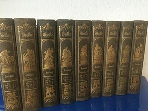 Goethes Werke. Auswahl in zwölf (12) Bänden. Hier Band 4 bis 12