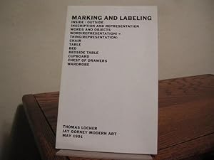 Seller image for Marking and Labeling for sale by Bungalow Books, ABAA