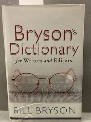 Seller image for Bryson's Dictionary: for Writers and Editors for sale by Kepler-Buchversand Huong Bach