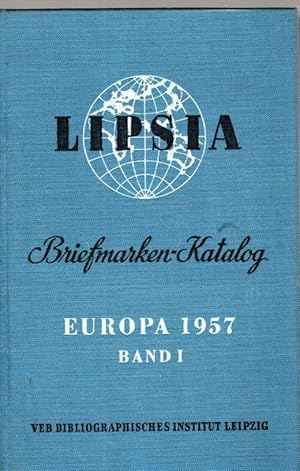 Lipsia Briefmarken-Katalog 1957. Band I u. II