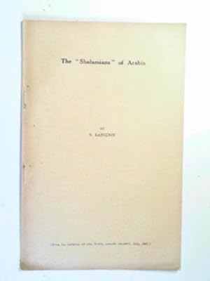 Seller image for The "Shalamians" of Arabia for sale by Cotswold Internet Books