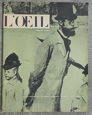 L'oeil. Revue d'art, N° 9, septembre 1955.