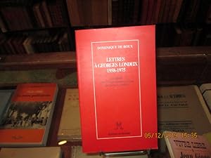 Image du vendeur pour Lettres  Georges Londeix 1958-1975 mis en vente par Librairie FAUGUET
