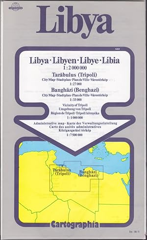 Seller image for Libya = Libyen = Libye = Libia 1:2,000,000 map (Cartographia) for sale by Books of the World