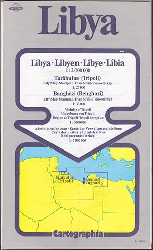 Imagen del vendedor de Libya = Libyen = Libye = Libia 1:2,000,000 map (Cartographia) a la venta por Books of the World
