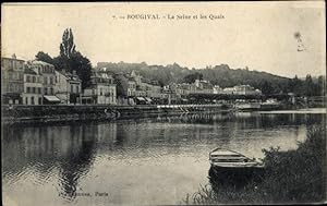 Ansichtskarte / Postkarte Bougival Yvelines, La Seine et les Quais