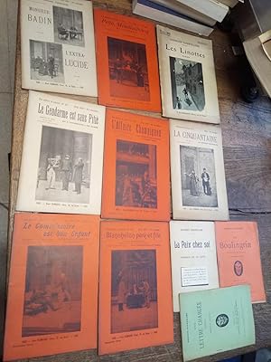 Seller image for lot 11 pices et roman de Courteline : le gendarme est sans piti - Les Boulingrin -La paix chez soi - une lettre charge - la cinquantaine - Monsieur Badin l'extra lucide - l'affaire Champignon - Petin, Mouillarbourg et consorts - Blancheton pre et fils - le commissaire est bon enfant - - les linottes - for sale by Des livres et vous