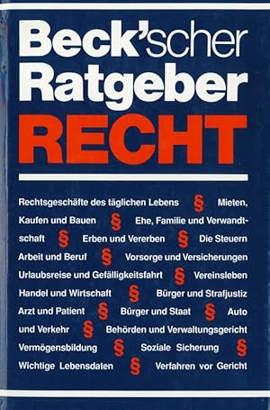 Seller image for Beck'scher Ratgeber Recht for sale by Flgel & Sohn GmbH