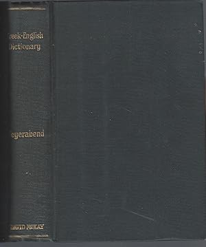 Imagen del vendedor de A Pocket-Dictionary of the Greek and English Languages. a la venta por Brentwood Books