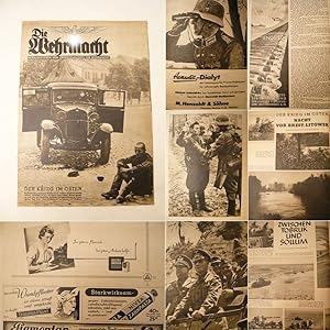 Seller image for Die Wehrmacht. Nr. 14, vom 2. Juli 1941 / 5. Jahrgang * P a n z e r z u g d e r W e h r m a c h t a n d e r O s t f r o n t / D e u t s c h e H e e r e s v e r p f l e g u n g (Armeeverpflegungslager, Armee-Intendant, Ersatzverpflegungsmagazine) for sale by Galerie fr gegenstndliche Kunst
