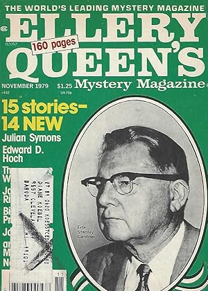 Bild des Verkufers fr Ellery Queen's Mystery Magazine November 1979 (Volume 74, Number 5) zum Verkauf von Vada's Book Store