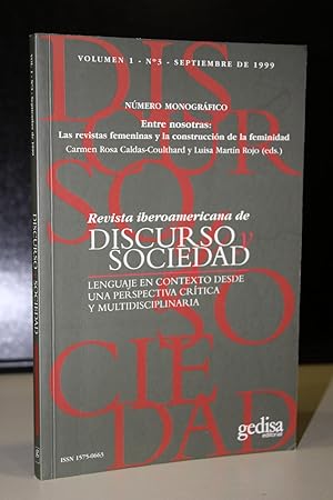 Image du vendeur pour Revista iberoamericana de Discurso y sociedad. Volumen 1- N 3 - Septiembre de 1999. mis en vente par MUNDUS LIBRI- ANA FORTES