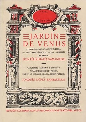 Imagen del vendedor de Jardn de Venus a la venta por Librera Cajn Desastre