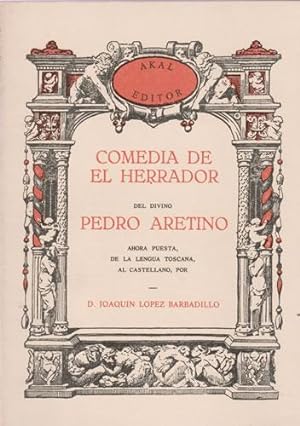 Seller image for Comedia de el herrador for sale by Librera Cajn Desastre