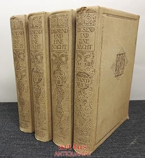 Image du vendeur pour Tausend und eine Nacht : Arabische Erzhlungen; Vier Bnde : Zum ersten Male aus dem Urtext vollstndig und treu bersetzt von Gustav Weil: Mit hundert Bildern / zwanzig mehrfarbigen und achtzig einfarb. / von Fernand Schulz-Wettel. mis en vente par art4us - Antiquariat