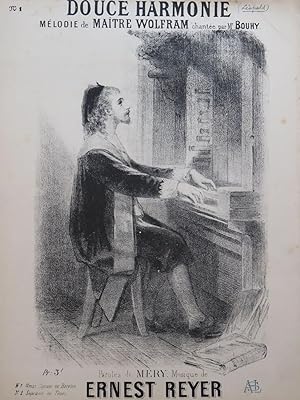 Bild des Verkufers fr REYER Ernest Matre Wolfram No 1 Chant Piano ca1890 zum Verkauf von partitions-anciennes