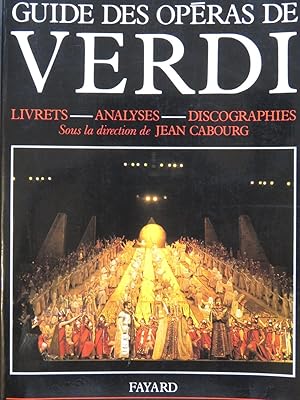 Bild des Verkufers fr CABOURG Jean Guide des Opras de Verdi 1990 zum Verkauf von partitions-anciennes