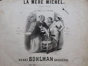 Bild des Verkufers fr BOHLMAN SAUZEAU Henri La Mre Michel Quadrille No 2 Piano ca1845 zum Verkauf von partitions-anciennes