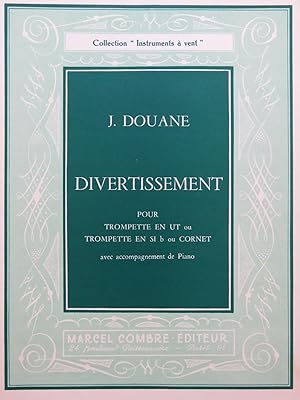 Image du vendeur pour DOUANE J. Divertissement Piano Trompette ou Cornet 1961 mis en vente par partitions-anciennes
