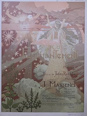 Seller image for MASSENET Jules Enchantement No 3 E. Grasset Chant Piano 1892 for sale by partitions-anciennes