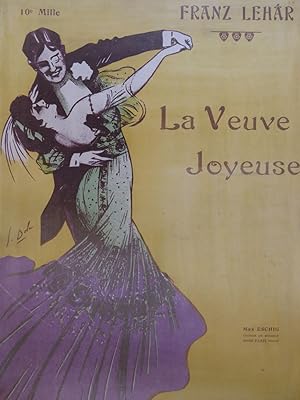 Imagen del vendedor de LEHAR Franz La veuve joyeuse Oprette Chant Piano 1909 a la venta por partitions-anciennes