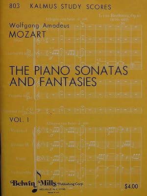 Image du vendeur pour MOZART W. A. The Piano Sonatas and Fantasies Vol 1 Piano 1968 mis en vente par partitions-anciennes