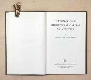 Bild des Verkufers fr International Short-Term Capital Movements. [Reprint]. zum Verkauf von antiquariat peter petrej - Bibliopolium AG