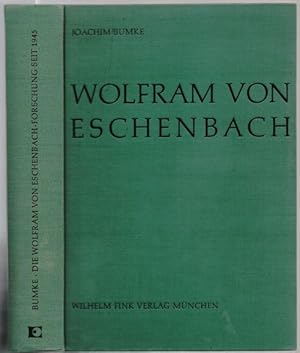 Bild des Verkufers fr Die Wolfram von Eschenbach Forschung seit 1945. Bericht und Bibliographie. zum Verkauf von Antiquariat Dwal