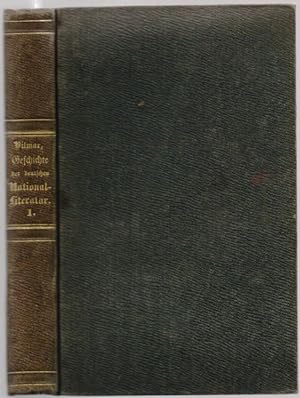 Imagen del vendedor de Geschichte der deutschen National-Literatur. 5. vermehrte Auflage. 1. Band (von 2). a la venta por Antiquariat Dwal