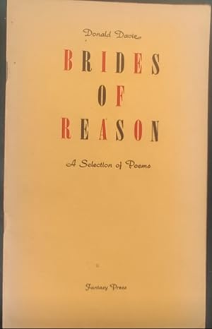 Image du vendeur pour Brides of Reason A Selection of Poems mis en vente par Shore Books