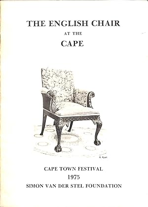 Image du vendeur pour The English Chair at the Cape mis en vente par Wickham Books South