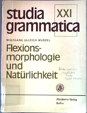 Seller image for Flexionsmorphologie und Natrlichkeit: Beitrag zur morphologischen Theoriebildung. Studia grammatica XXI for sale by books4less (Versandantiquariat Petra Gros GmbH & Co. KG)