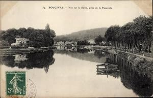 Ansichtskarte / Postkarte Bougival Yvelines, Vue sur la Seine