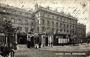 Seller image for Ansichtskarte / Postkarte Birmingham West Midlands England, Queen's Hotel for sale by akpool GmbH