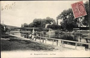 Ansichtskarte / Postkarte Bougival Yvelines, Le Pont
