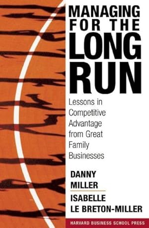 Seller image for Managing For The Long Run : Lessons In Competitive Advantage From Great Family Businesses for sale by GreatBookPrices