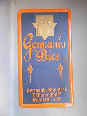 CHAPA PUBLICIDAD GERMANÍA BIER. Germania-Brauerei.