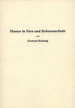 Bild des Verkufers fr Humor in Vers und Scherenschnitt. zum Verkauf von Antiquariat Dennis R. Plummer